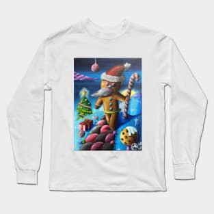 Joyful GingerSanta Walking Long Sleeve T-Shirt